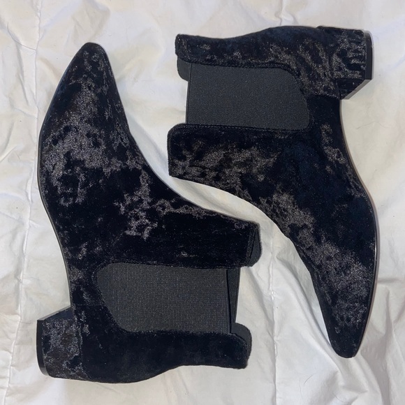Topshop velvet booties - Picture 1 of 7